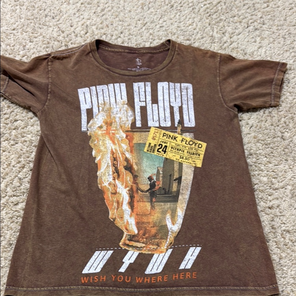 Brown Pink Floyd Kids T-Shirt
